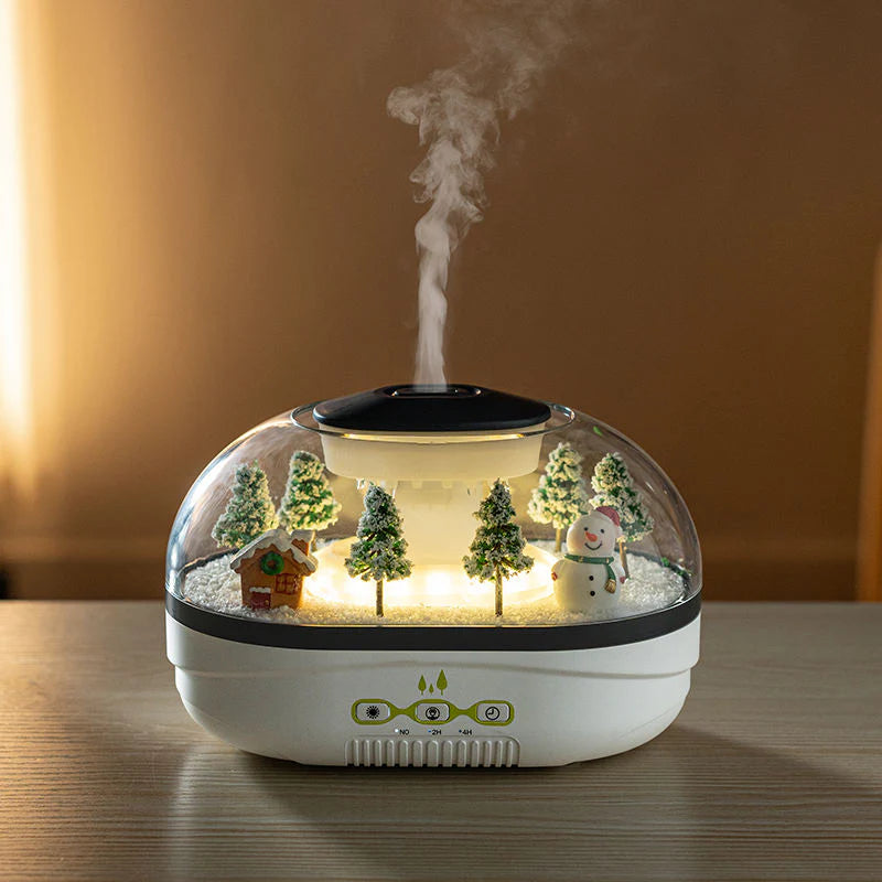 Raindrop Aroma Diffuser Humidifier | جهاز تشتيت العطور والترطيب بتصميم المشهد المصغر