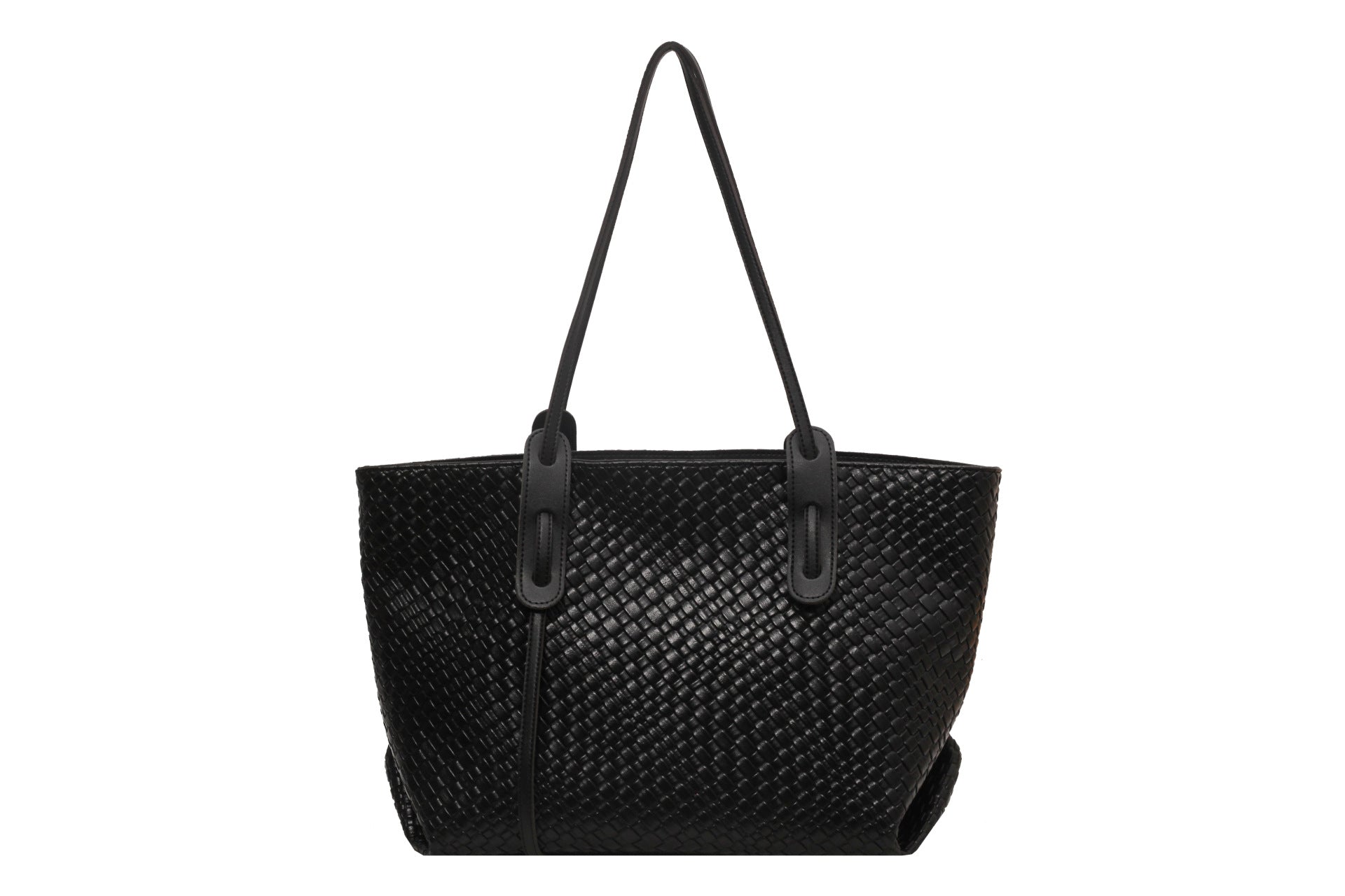 حقيبة كتف نسائية منسوجة سعة كبيرة | Women's Large Woven Shoulder Bag - Kayvstoer