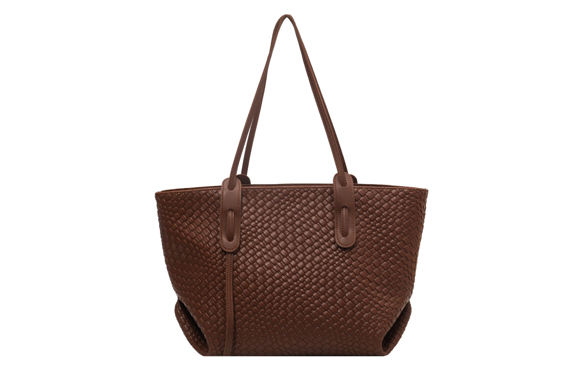 حقيبة كتف نسائية منسوجة سعة كبيرة | Women's Large Woven Shoulder Bag - Kayvstoer