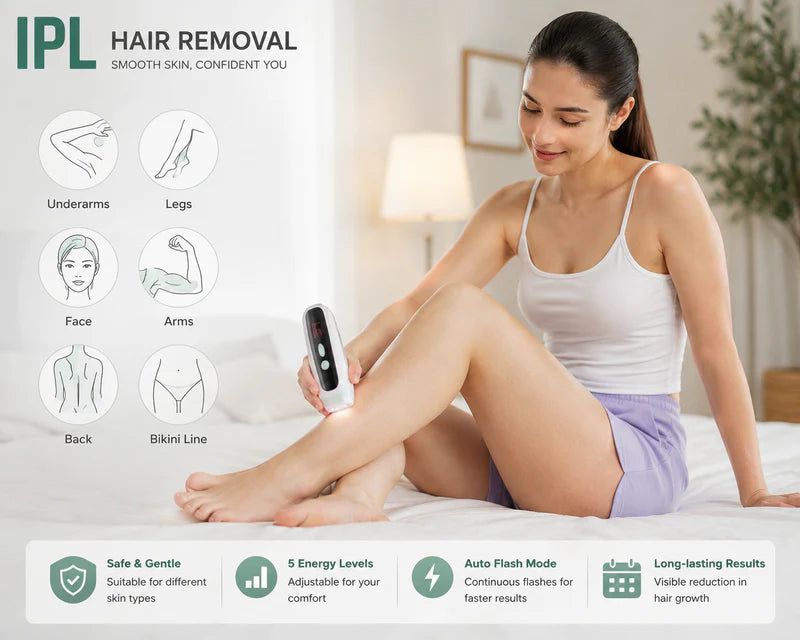 IPL Hair Removal Device | جهاز إزالة الشعر بالضوء IPL
