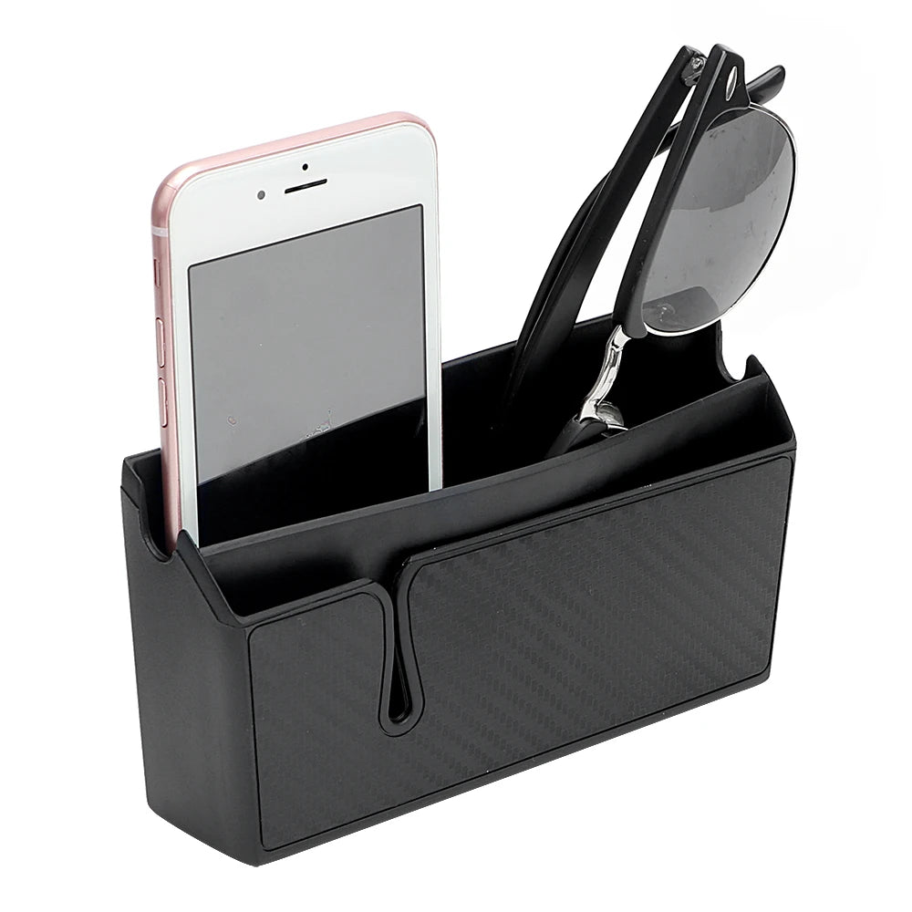 Phone Holder Stand For Phone Charge Keys Coins Car-Styling Stowing Tidying Car Storage Box Auto Seat Bag Car Organizer Container