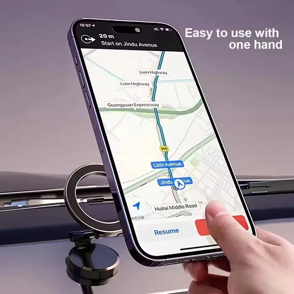 1080 Magsafe Car Phone Holder For Vehicles Mobile Support For The Car Cell Phone Holder in Car For iPhone 17 16 Pro Max Plus