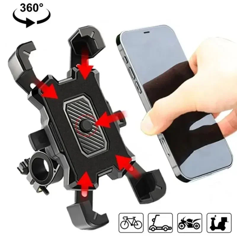 VIKEFON 360° Rotatable Electric Bicycle Phone Holder