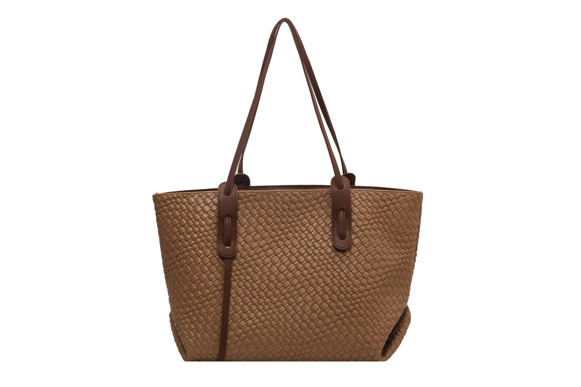 حقيبة كتف نسائية منسوجة سعة كبيرة | Women's Large Woven Shoulder Bag - Kayvstoer