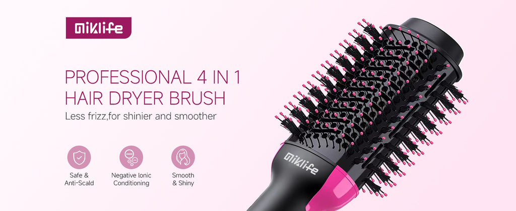 Hair Dryer Brush One-Step Blow Dryer Brush for Styling and Frizz Control,Negative Ionic Hot Air Brush Volumizer Ceramic